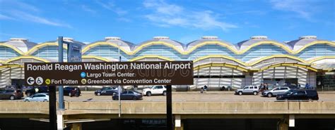 Aéroport National De Ronald Reagan Washington Photo éditorial Image