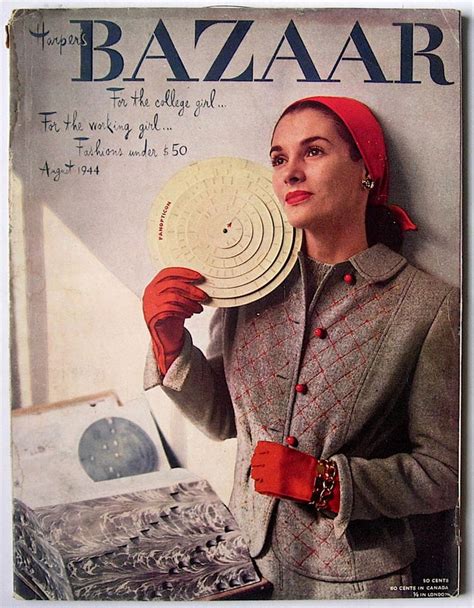 Alexey Brodovitch Harpers Bazaar Aug 1944 Vintage Vogue Covers