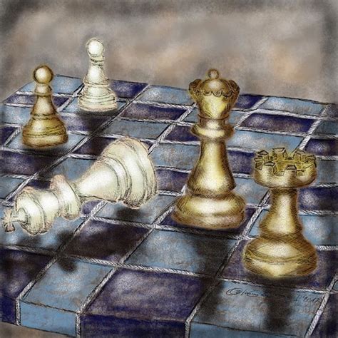 Checkmate Chessart Chess Checkmate Drawing Digitalpainting