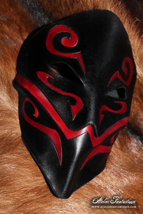 Fantasy Leather Mask Orounn By Atelierfantastique Masks And Helms