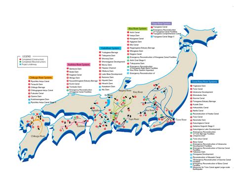 More images for japan rivers map » Project implementation : Japan Water Agency