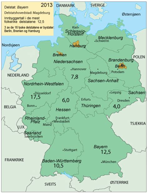 Bundesrepublik deutschland), är en förbundsstat belägen i centraleuropa bestående av 16 förbundsländer (tyska: Tyskland velger for Europa - HHD Artikkel | NUPI