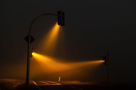 Mesmerizing Long Exposure Photos Of Traffic Lights In The Fog