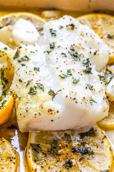 Easy Lemon Garlic Baked Cod Recipe Cod Recipes Baked Cod Baked Cod