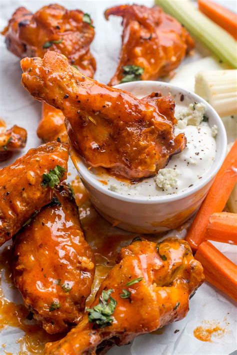 I've always preferred baking chicken wings in the oven, but i always get asked the same questions when telling others about them once the chicken wings have been parboiled and dried, you can toss them in a little oil and spice to infuse some extra flavor. BAKED Buffalo Chicken Wings Recipe - Valentina's Corner