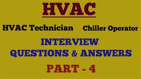 Hvac Technician Interview Questions Answers Part 4 Youtube