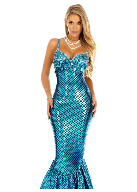 Blue Gem Women Mermaid Costume Sexy Costumes