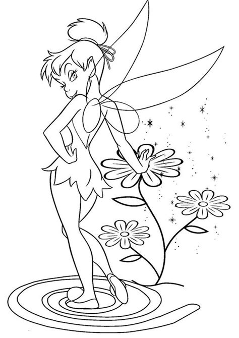 Free And Easy To Print Tinkerbell Coloring Pages Tinkerbell Coloring
