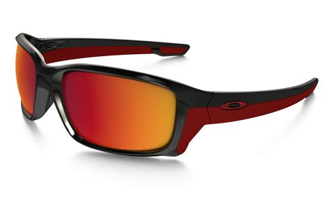 Oakley Sunglasses Straightlink Polished Black Frame Torch Iridium