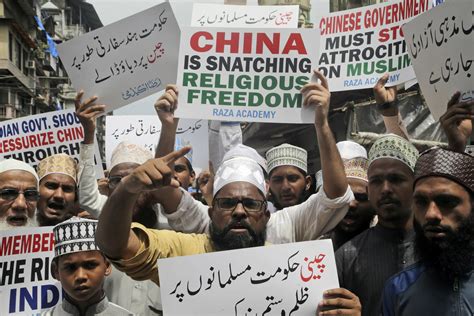 Indian Muslims Protest Chinas Detention Of Uighur Muslims Ap News