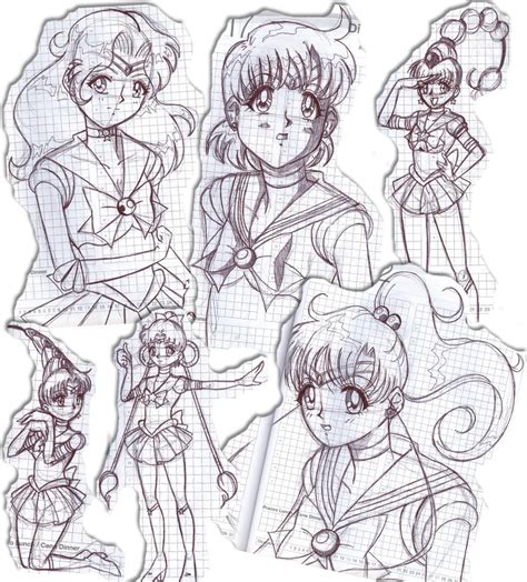 Sailor Sketches By Greatmik On Deviantart