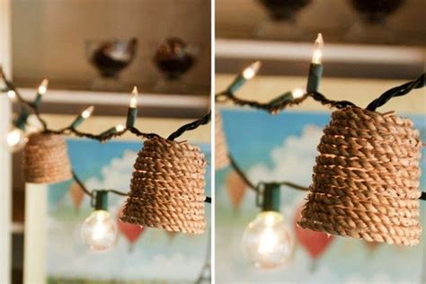 Rope Twinkle Lamp Shades 30 Awesome Diy Crafts You Never Knew You