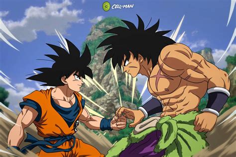 Goku and vegeta encounter broly, a saiyan warrior unlike any fighter they've faced before.::snakenp. Goku Vs. Broly by CELL-MAN | Anime dragon ball super ...
