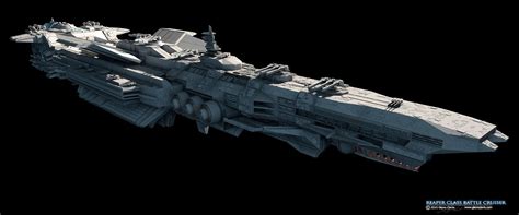 Reaper Class Battle Cruiser By Glennclovis On Deviantart Space Ship