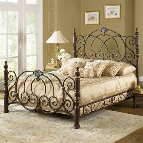 Romance The Bedroom With A Decorative Wrought Iron Bed Wrought Iron