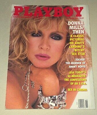 Playboy Magazine November Donna Mills Knots Landing Playmate Renee