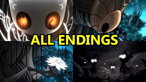 Hollow Knight All Endings All 6 Endings Youtube