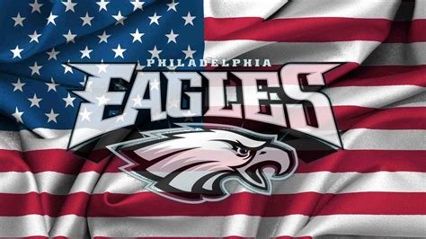 Philadelphia Eagles American Flag Wallpapers Wallpaper Cave