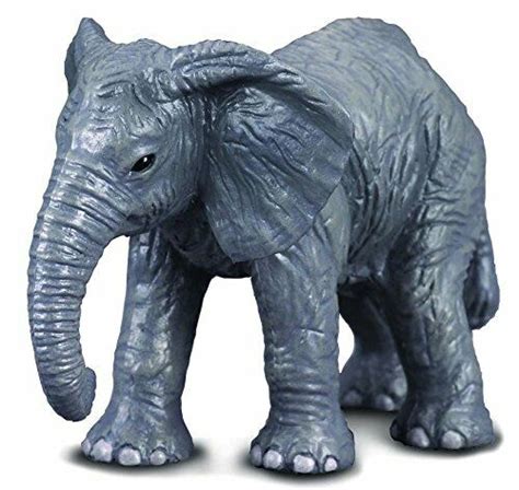 Collecta Wildlife African Elephant Calf Toy Figure Authentic Hand