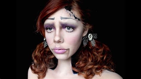 Burtonesque Creepy Doll Makeup Tutorial Ii Halloween 2016 Youtube