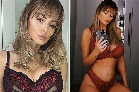 Page 3 Icon Rhian Sugden Flaunts Cleavage In Red Hot Lingerie Held Up