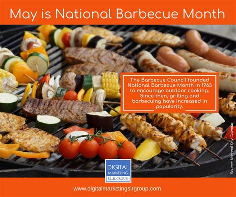 May Is National Barbecue Month Social Management Marketing Calendar
