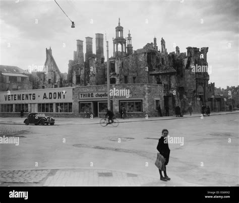 World War 2 Destruction And Post War Reconstruction In Caen France