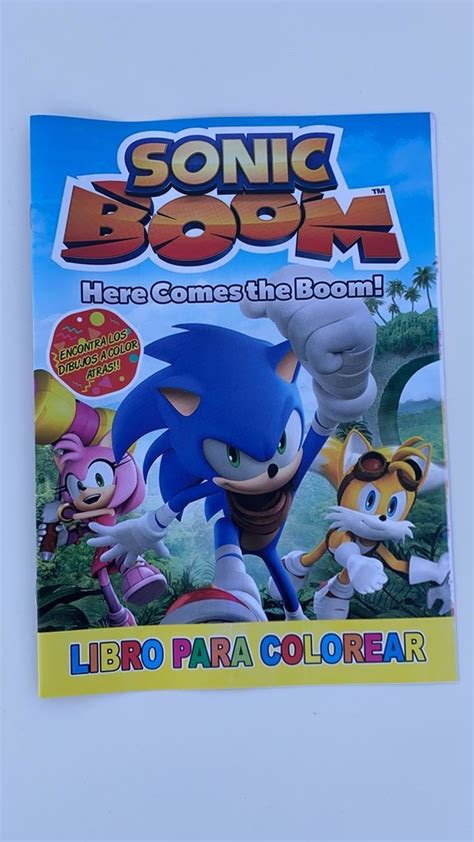 Libro Colorear Sonic Comprar En Todo Diseño