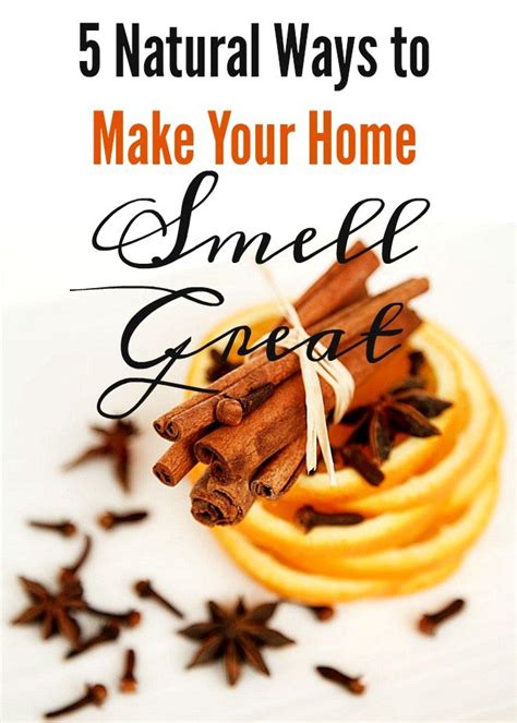 5 Natural Ways To Make Your Home Smell Great Urbannaturale
