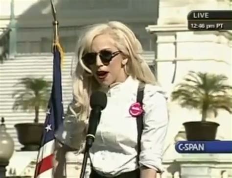 lady gaga delivers a speech at the national equality march lgbt image 21526295 fanpop