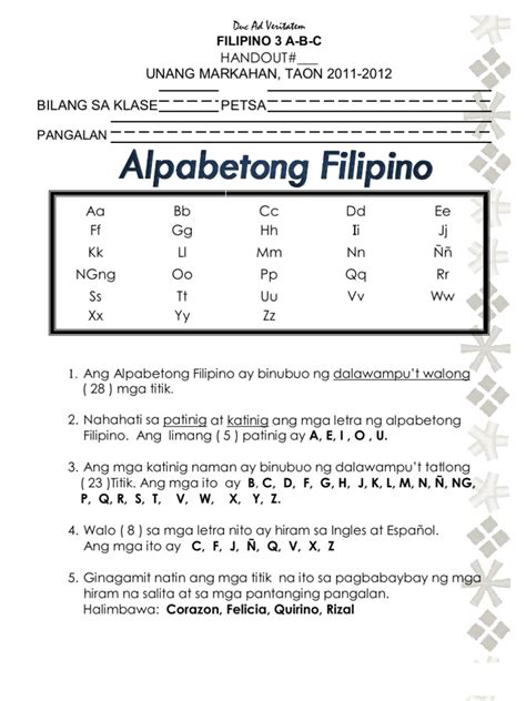 12 Free Worksheet Grade 1 Filipino Pdf Printable Docx Download Zip