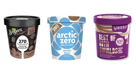 Still not totally fat or calorie free, but better than the one that comes with most ice cream maker. Best Low Calorie Ice Creams You Can Buy - Low Calorie Ice ...