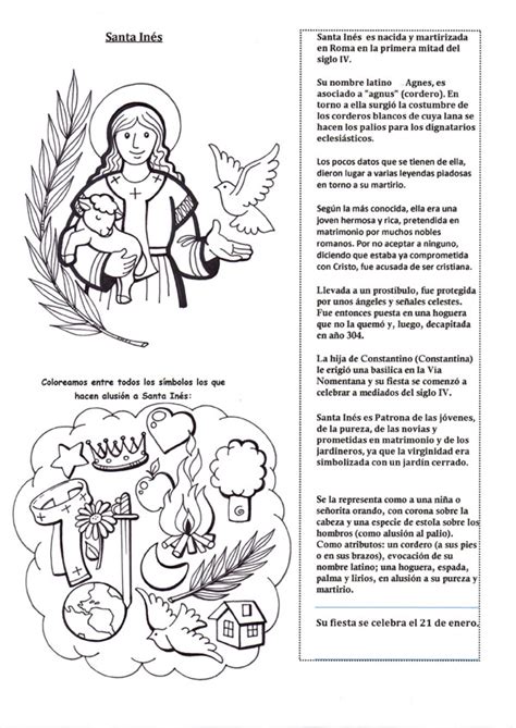 La Catequesis El Blog De Sandra Recursos Catequesis Santa Inés 21