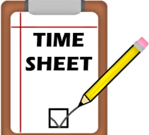 Animated Timesheet Cliparts Timesheets Clipart Png Transparent Png