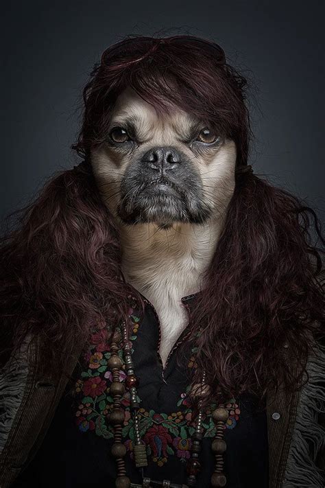 Dogs Dressed As Humans Pics Anthropomorphic Art 3 Dog Portraits