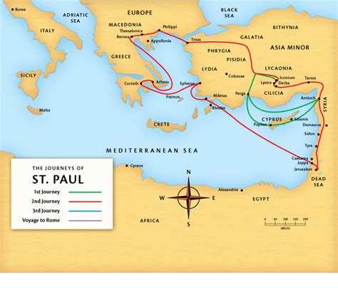 Maps Of Pauls Ministries Pauls Second Journey Paul The Apostle