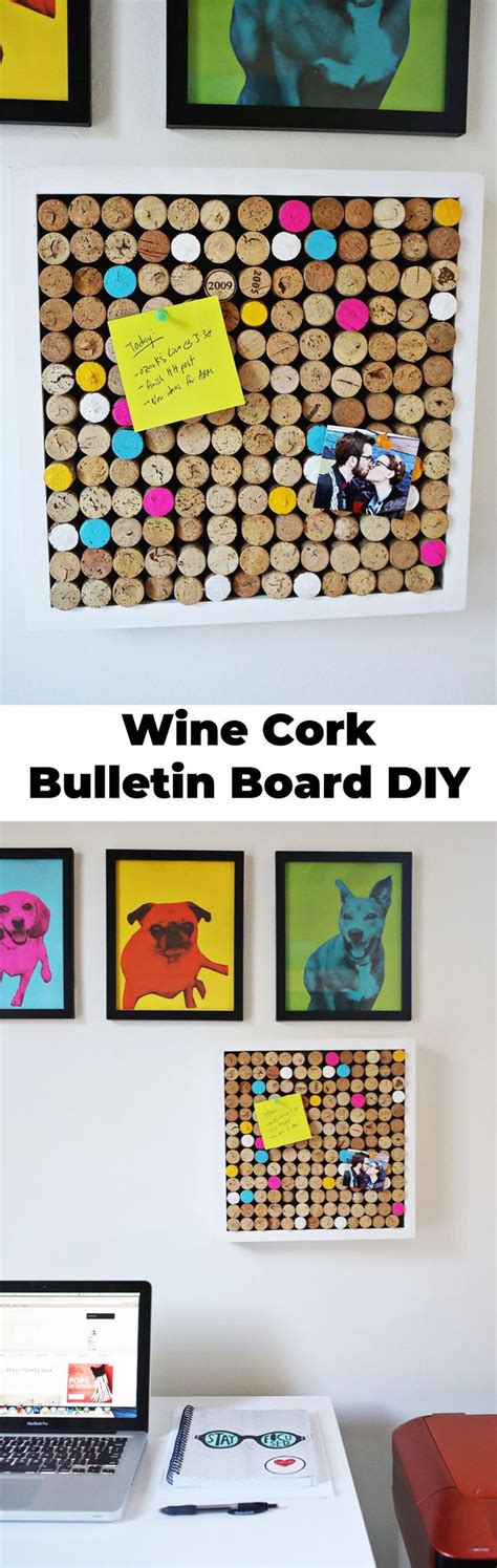 Try This Wine Cork Bulletin Board Wine Cork Crafts Wine Cork Cork