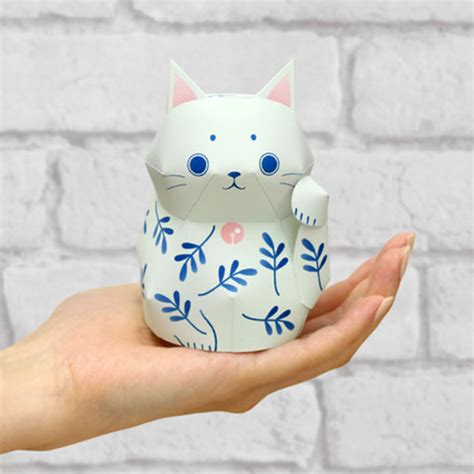 Fortune Cat Papercraft Paperized Crafts