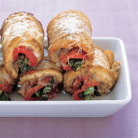 70 chicken breast recipes that are anything but boring. Chicken and Asparagus Rolls