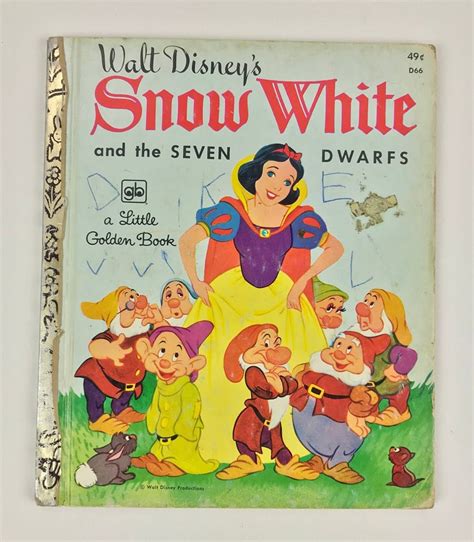 Petit livre d'or Lot de 7 livres pour enfants Walt Disney - Etsy France