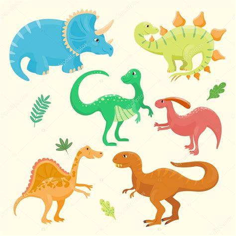 1.667 kostenlose bilder zum thema dinosaurier. Cartoon dinosaurs vector illustration isolated monster ...