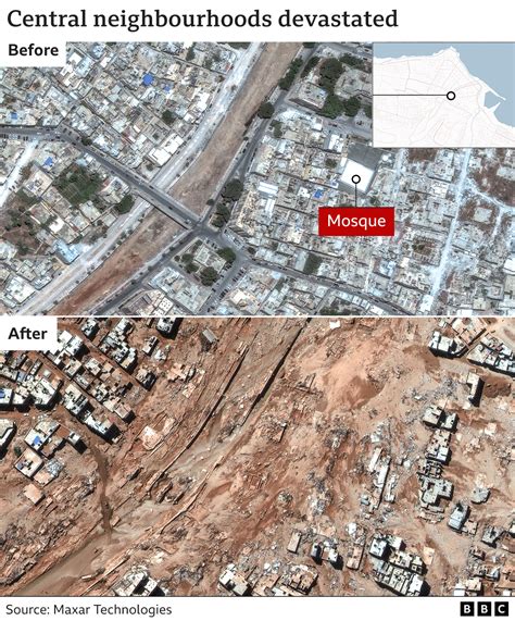 Libya Flood Satellite Images And Aerial Photographs Show Destruction