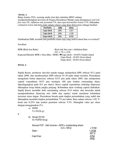 Pdf Latihan Soal Dokumen Tips