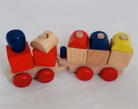 Classic Wooden Stacking Train 1 Derbyshire Toy Libraries