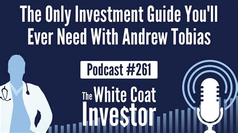 wci podcast 261 the only investment guide you ll ever need with andrew tobias youtube
