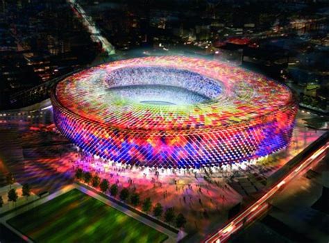 The camp nou stadium, (the nou camp in english) is the largest football stadium in europe, seating just under 100,000 spectators. FC Barcelona wants a new stadium financed with digital advertising | Digital AV Magazine