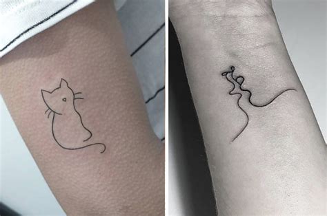 17 Simple One Line Tattoos That Are Worth The Pain