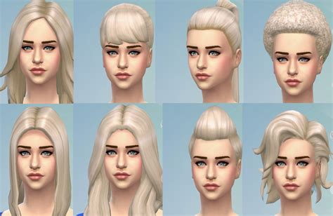 My Sims 4 Blog Targaryen Blonde New Colour For All Teen To Adult