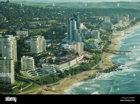 Durban Kwazulu Natal South Africa Aerial View Umhlanga Rocks Stock