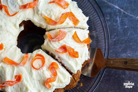 Carrot Pound Cake With Candied Carrots Imperial Sugar Recipe